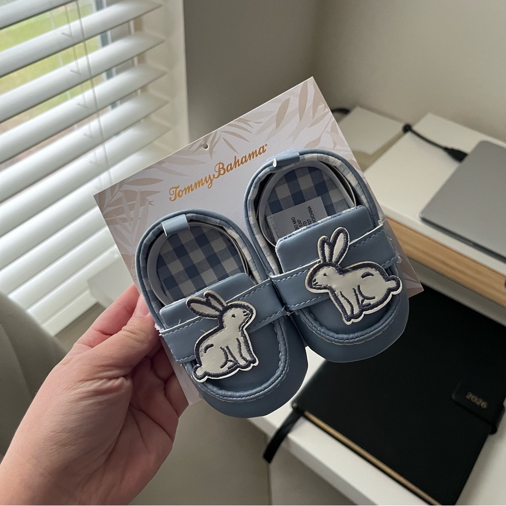 NWT Tommy Bahama Baby Light Blue Shoes